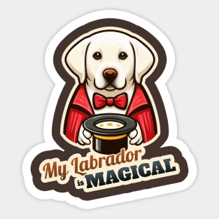 Magical Labrador Retriever Sticker